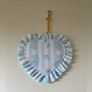 Stoney clover lane high tea heart bag charm